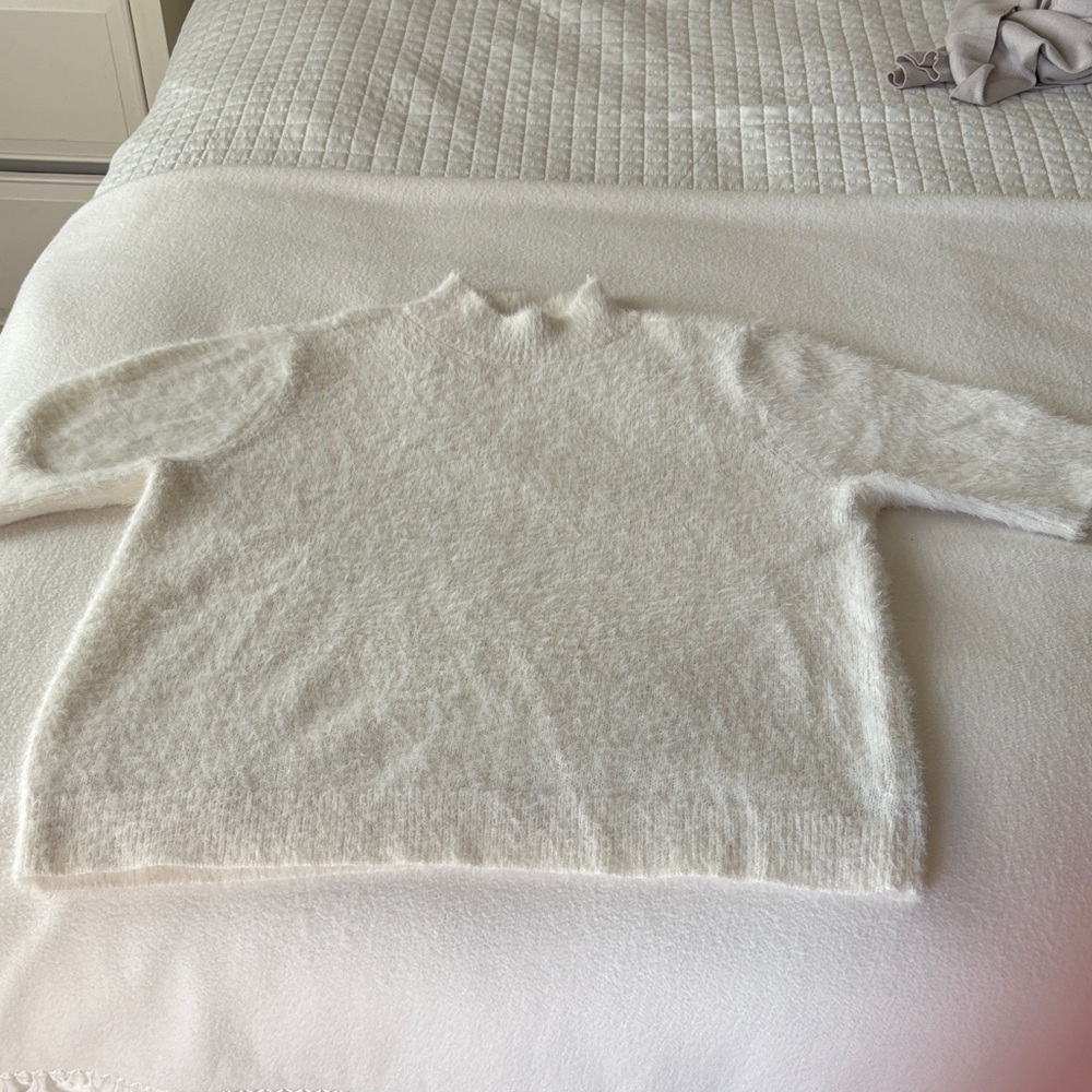 Marled Soft White Women's Turtleneck Sweater, size XL
